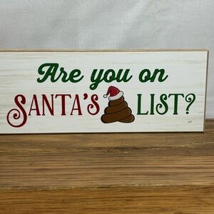 Festive Holiday Sign -‎ Red and Green